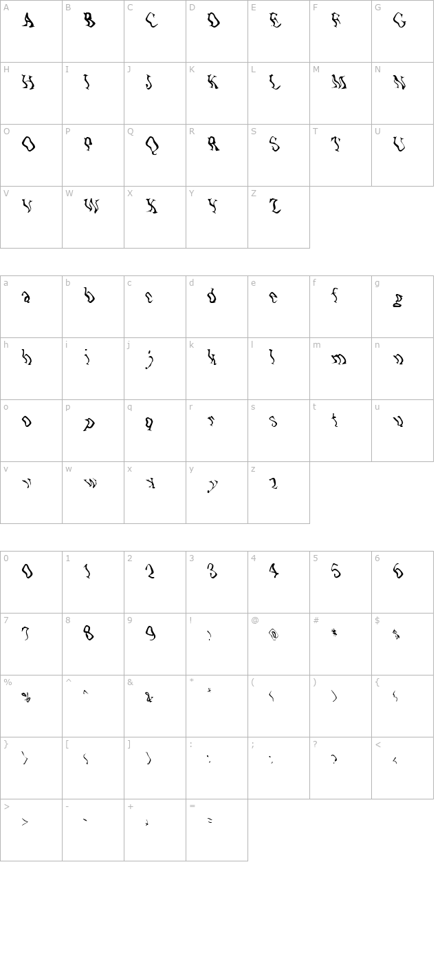 zone23-underwater character map