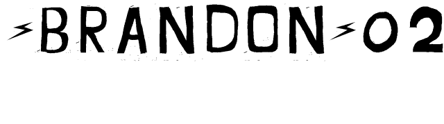 -BRANDON-02 font preview