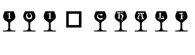 101! Chalice font preview