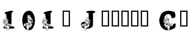 101! Josh's Clown Buddy font preview