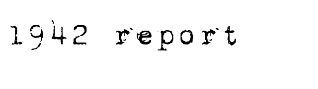 1942-report font preview
