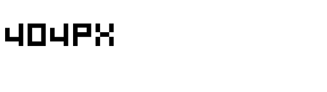 404px font preview