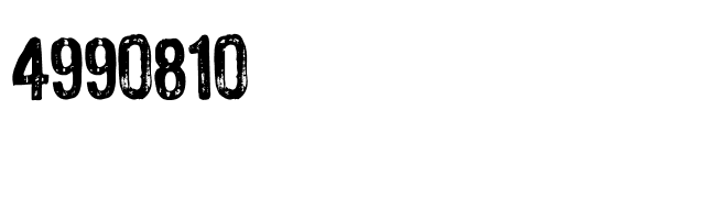 4990810 font preview