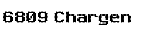 6809-chargen font preview
