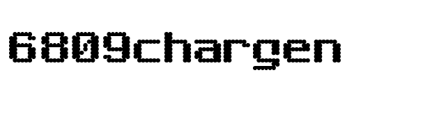 6809chargen font preview