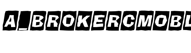 a_BrokerCmObl font preview