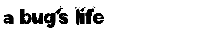 a bug's life font preview