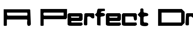 a-perfect-drowning font preview