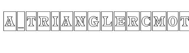 a-trianglercmotl font preview