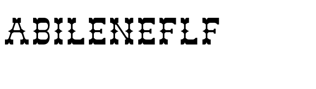 AbileneFLF font preview
