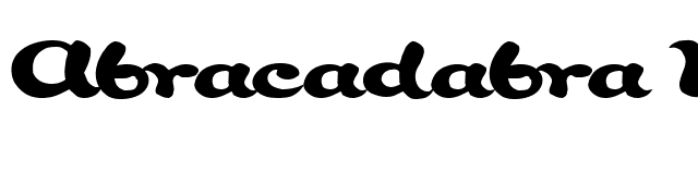 Abracadabra Regular ttnorm font preview