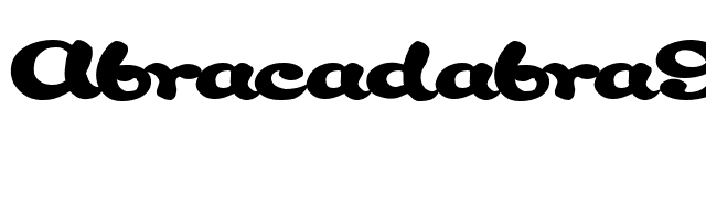 Abracadabra91 Bold font preview