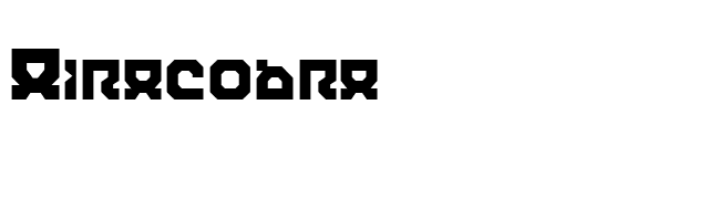 airacobra font preview