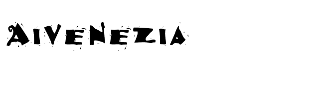 AIVenezia font preview