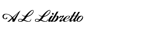 AL Libretto font preview
