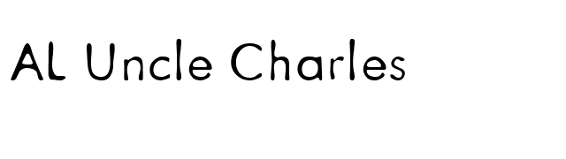 AL Uncle Charles font preview