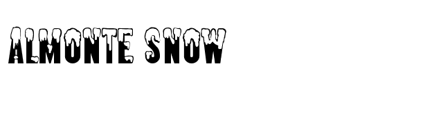 Almonte Snow font preview