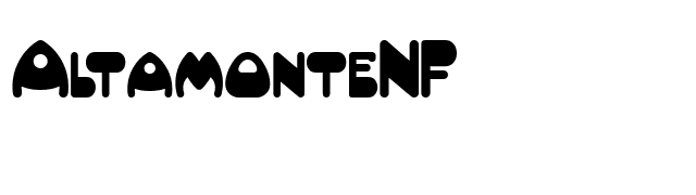 AltamonteNF font preview