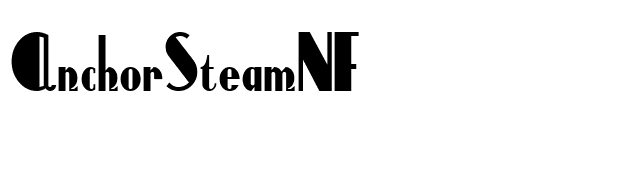AnchorSteamNF font preview