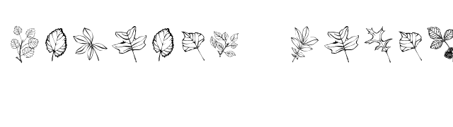 Arboris Folium font preview