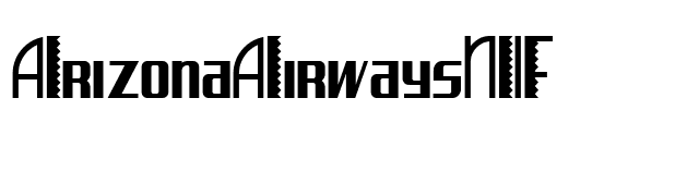ArizonaAirwaysNF font preview