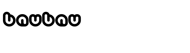 Baubau font preview