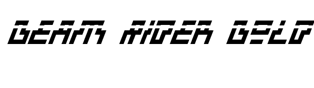 beam-rider-bold-italic-laser font preview