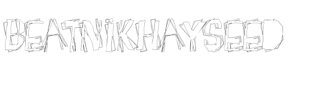 BeatnikHayseed font preview