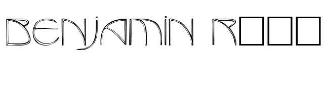 BENJAMIN Regular font preview