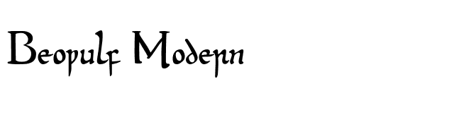Beowulf Modern font preview