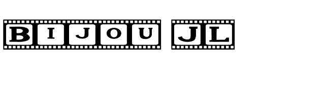 Bijou JL font preview