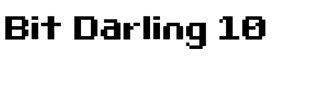 Bit Darling 10 font preview