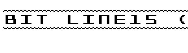 Bit Line15 (sRB) font preview