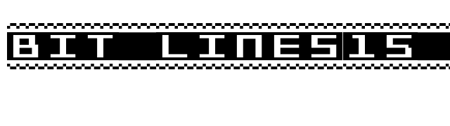 Bit Lines15 (sRB) font preview