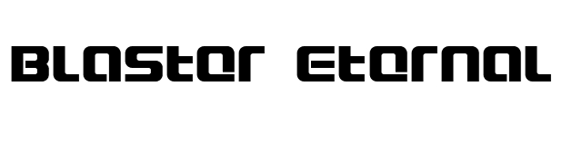 Blaster Eternal font preview