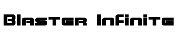 blaster-infinite font preview
