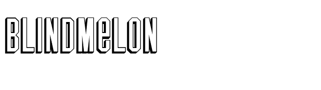 BlindMelon font preview