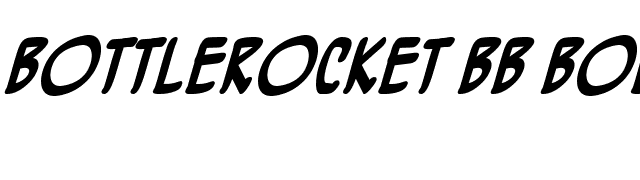 BottleRocket BB Bold font preview