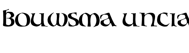 bouwsma-uncial font preview