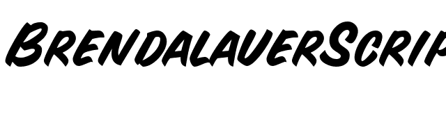 BrendalauerScriptSCapsSSK Bold font preview