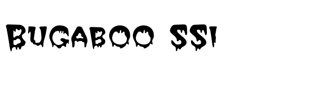 Bugaboo SSi font preview
