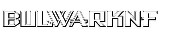 BulwarkNF font preview