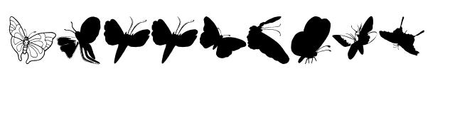 Butterfly font preview