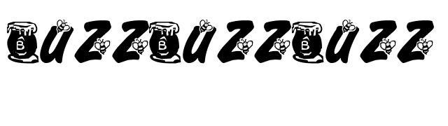 BuzzBuzzBuzz font preview