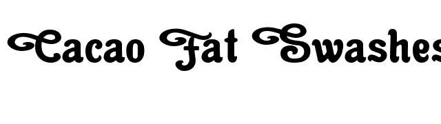 cacao-fat-swashes-pdf font preview