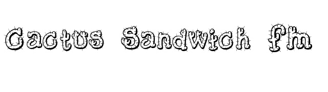 Cactus Sandwich FM font preview