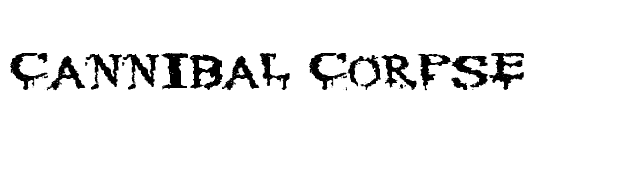 cannibal-corpse font preview
