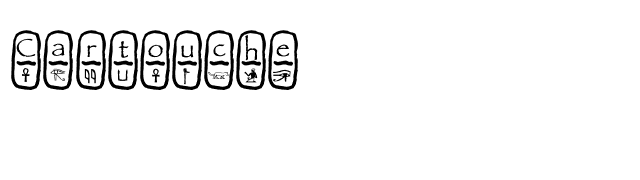 Cartouche font preview