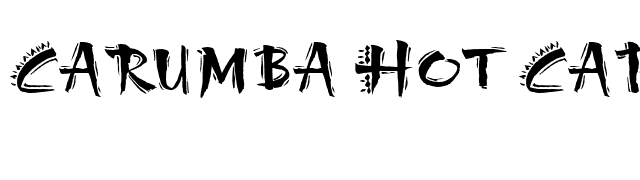 Carumba Hot Caps LET Plain1.0 font preview