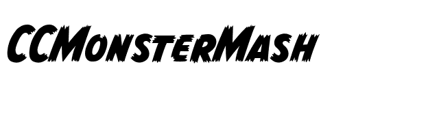 CCMonsterMash font preview